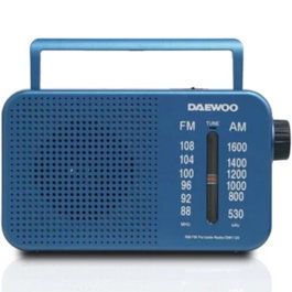 Daewoo Radio Portátil DW1120 Azul